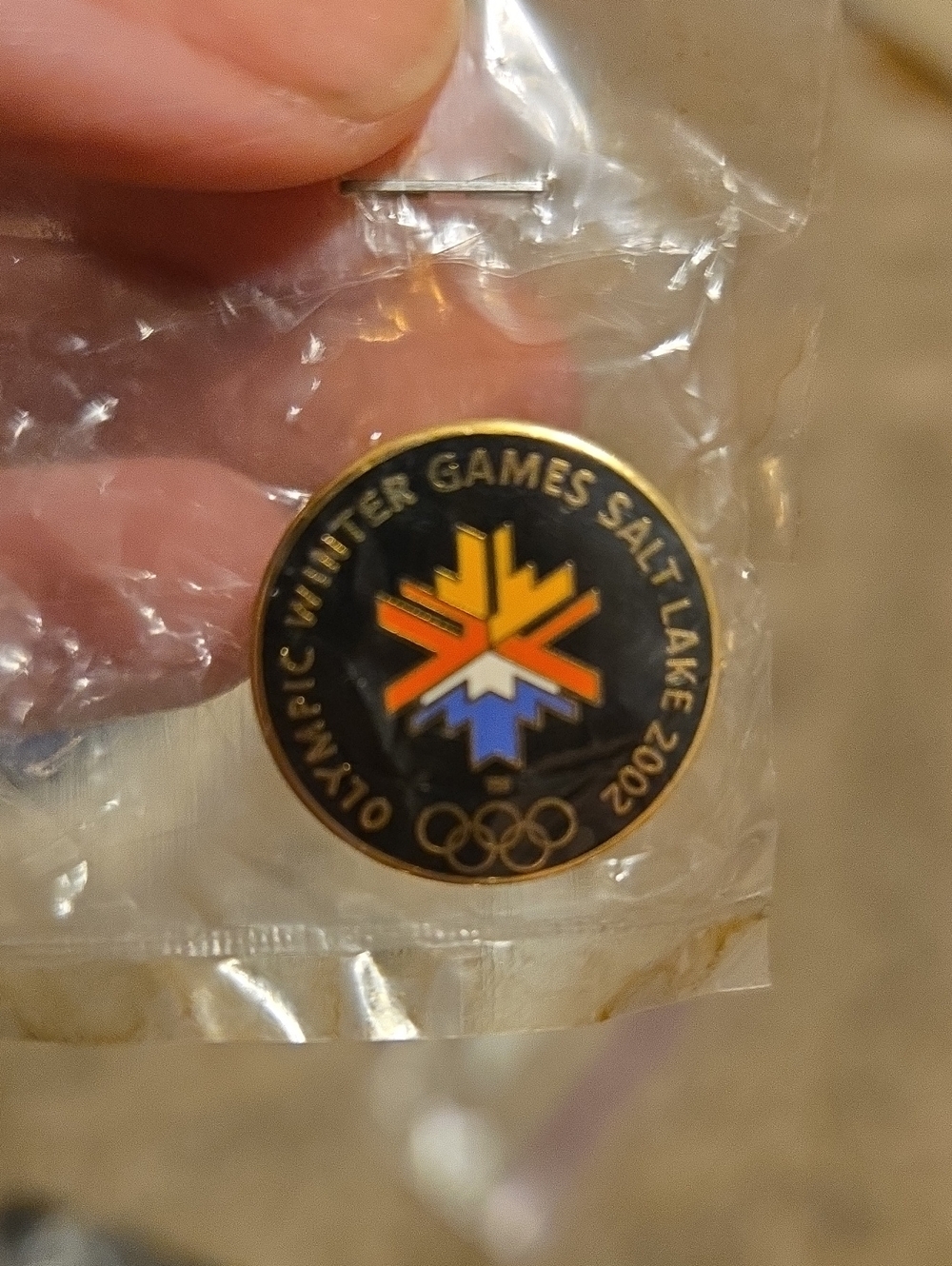 McDonald's Black and Gold Olympic Winter Games 2002 Collectible Pin